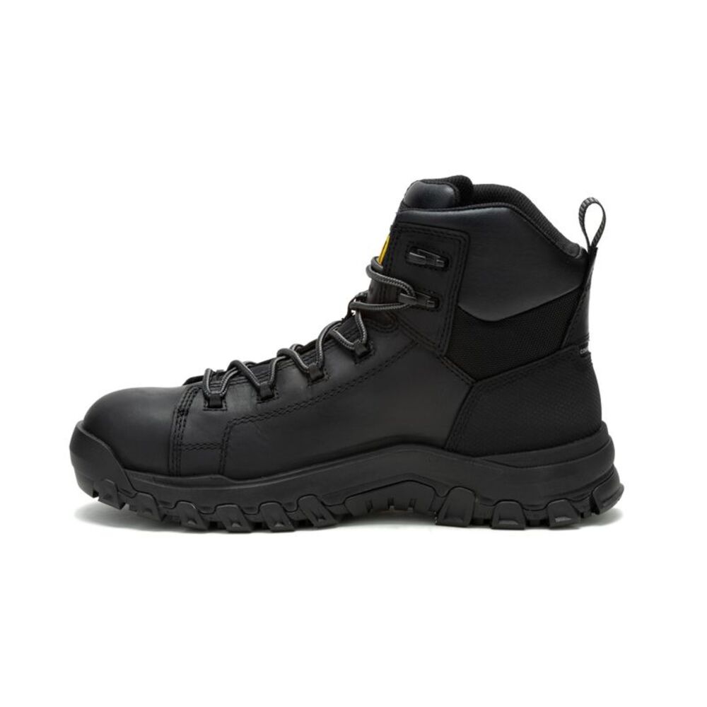 Caterpillar Mens Threshold Rebound Composite Toe WP Black Boots (NWT) - Picture 4 of 6